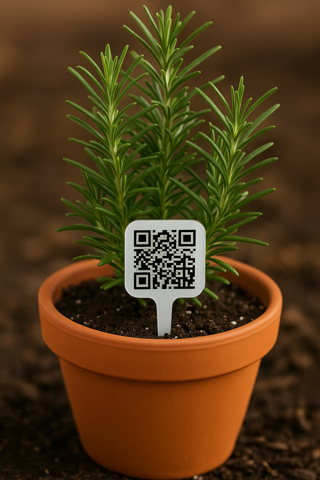 Ejemplo de QR en planta